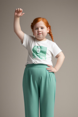 Argentine child boy with  ginger hair