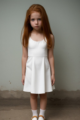 Nicaraguan child girl with  ginger hair