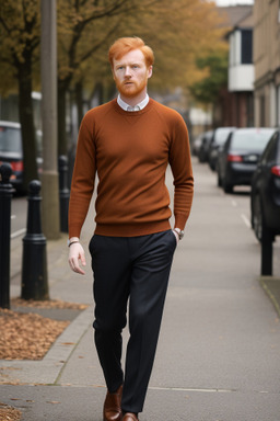 British adult male with  ginger hair