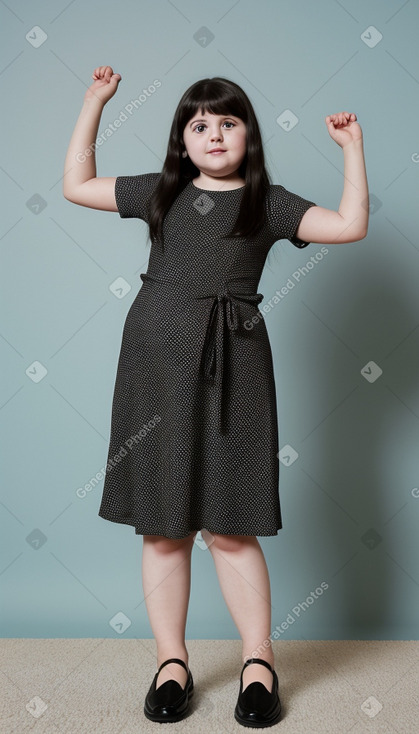 Israeli infant girl with  black hair