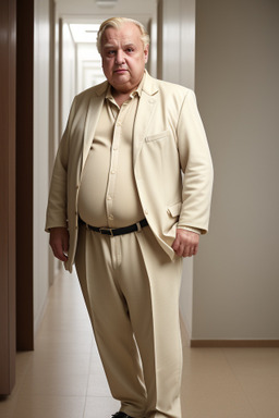 Italian elderly male with  blonde hair