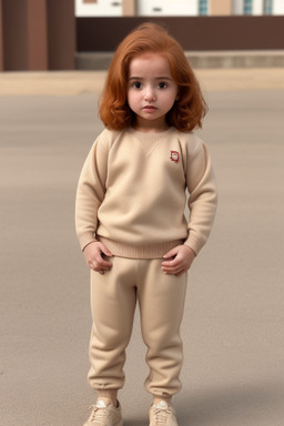 Omani infant girl with  ginger hair