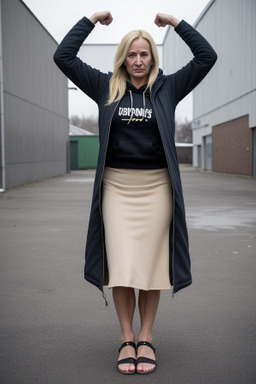 Lithuanian middle-aged female with  blonde hair