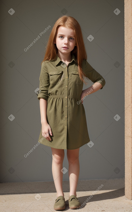 Child female with  ginger hair