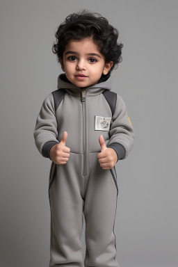 Kuwaiti infant boy with  gray hair