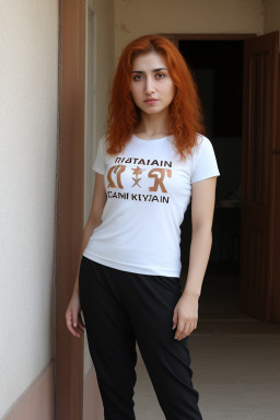 Iranian adult female with  ginger hair