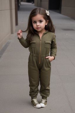 Infant female with  brown hair