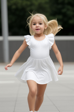 Hispanic infant girl with  blonde hair