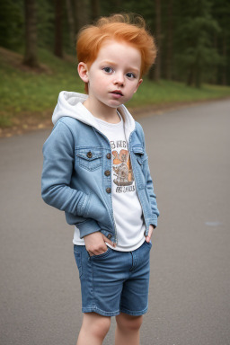 Austrian infant boy with  ginger hair