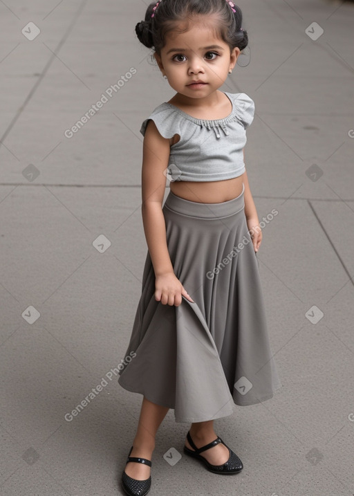 Nicaraguan infant girl with  gray hair