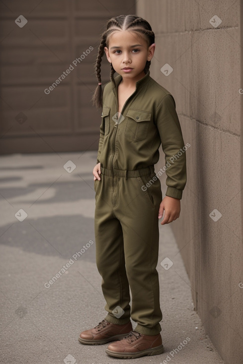 Chilean child boy with  brown hair