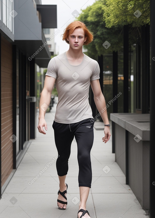 New zealand young adult male with  ginger hair