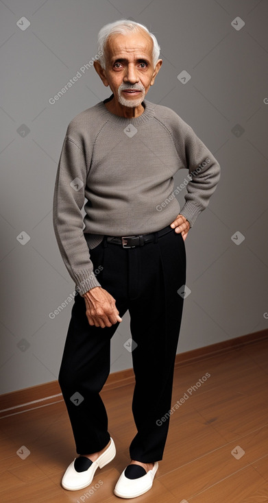 Yemeni elderly male with  black hair