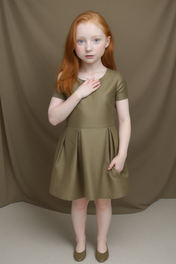 Child female with  ginger hair