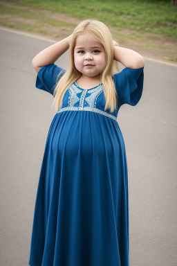 Brazilian child girl with  blonde hair