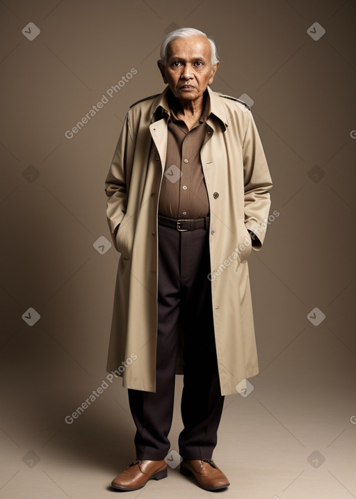 Bangladeshi elderly male with  brown hair