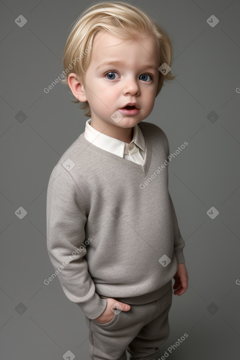 British infant boy with  blonde hair