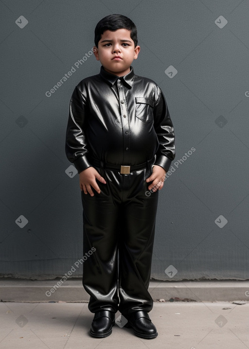 Venezuelan child boy with  black hair