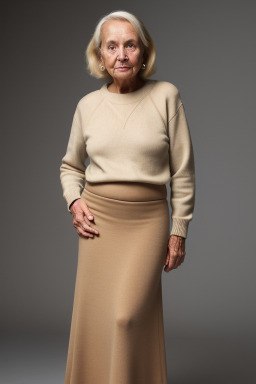 Elderly female with  blonde hair