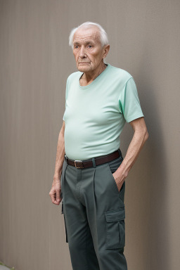 Belgian elderly male with  black hair