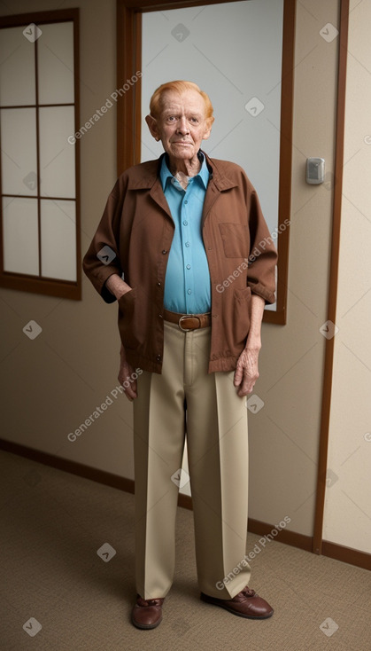 Guatemalan elderly male with  ginger hair