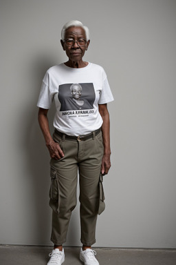 African american elderly non-binary 