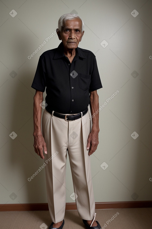 Bangladeshi elderly male with  black hair