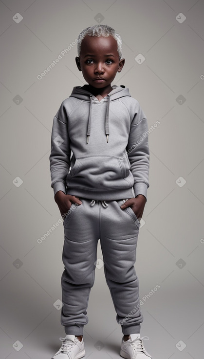 Malian infant boy with  gray hair