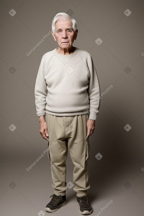 Paraguayan elderly male with  white hair