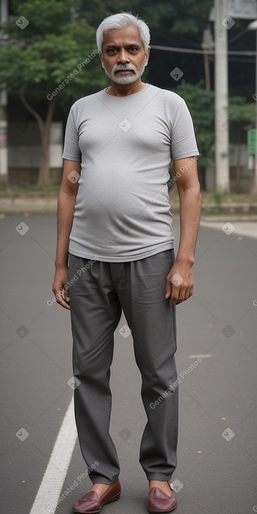 Bangladeshi 45 years male with  gray hair