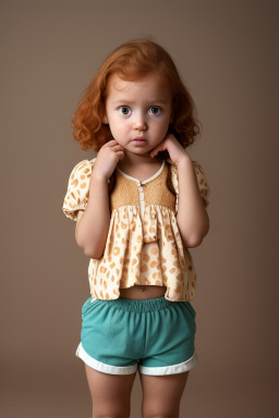 Malian infant girl with  ginger hair