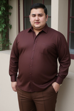 Uzbek adult male with  brown hair