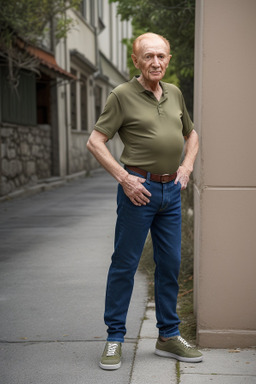 Croatian elderly male with  ginger hair