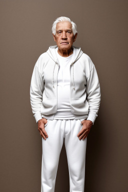 Ecuadorian elderly male with  white hair