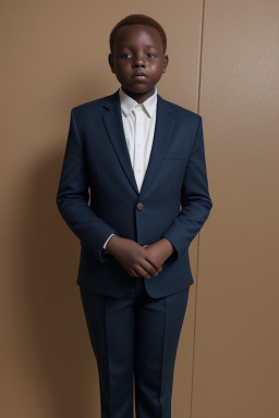 Sudanese teenager boy with  ginger hair