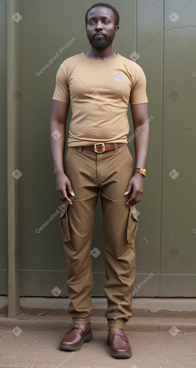 Ugandan adult male with  ginger hair