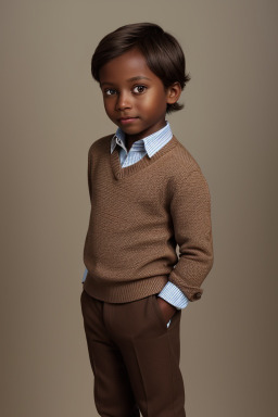 Child male with  brown hair