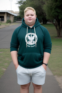 South african young adult male with  blonde hair