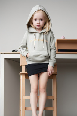 Child female with  blonde hair