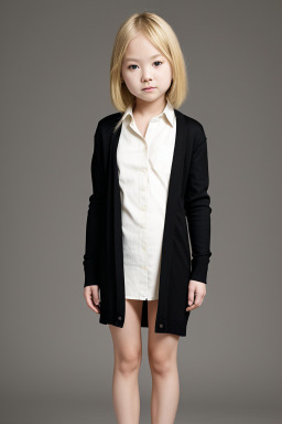 Japanese child female with  blonde hair