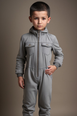 Uzbek child boy with  gray hair