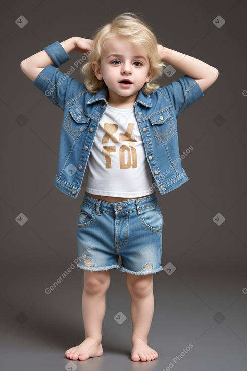 Armenian infant boy with  blonde hair