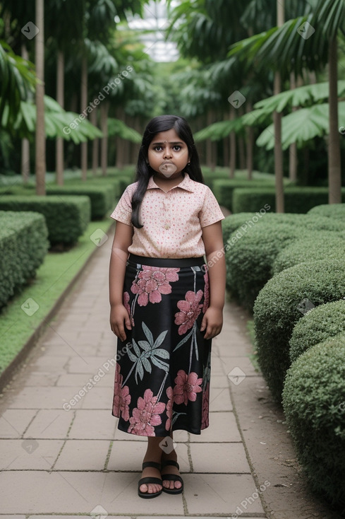 Bangladeshi child girl with  black hair