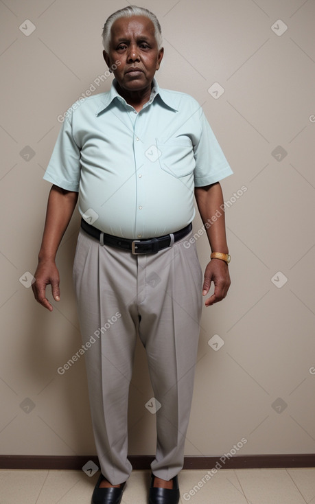 Somali elderly male with  gray hair