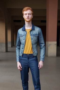 Georgian young adult male with  ginger hair