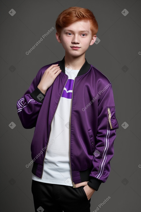 Malaysian teenager boy with  ginger hair