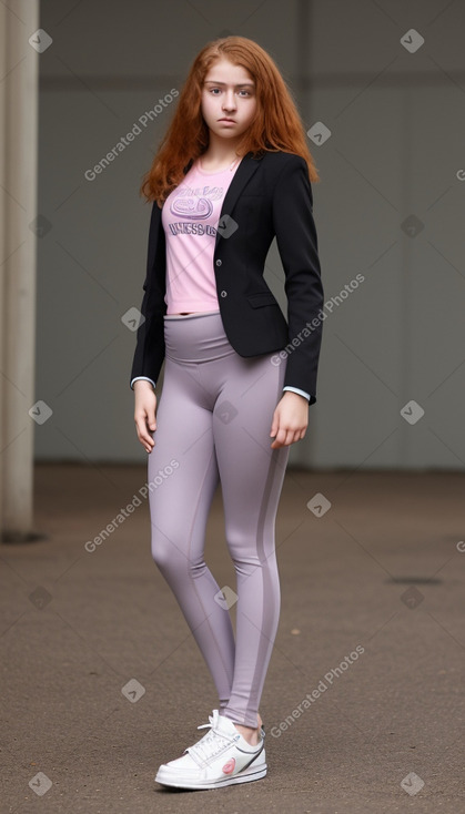 Egyptian teenager girl with  ginger hair