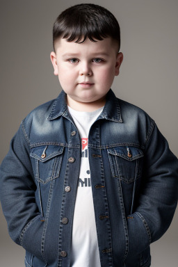 Slovak child boy with  black hair