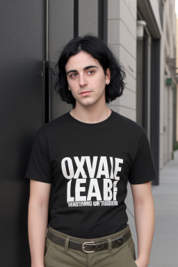 Adult non-binary with  black hair