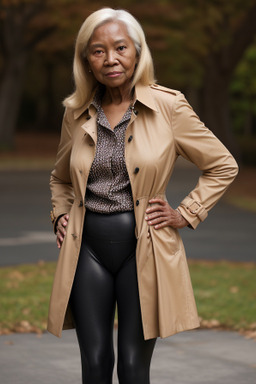 Elderly female with  blonde hair